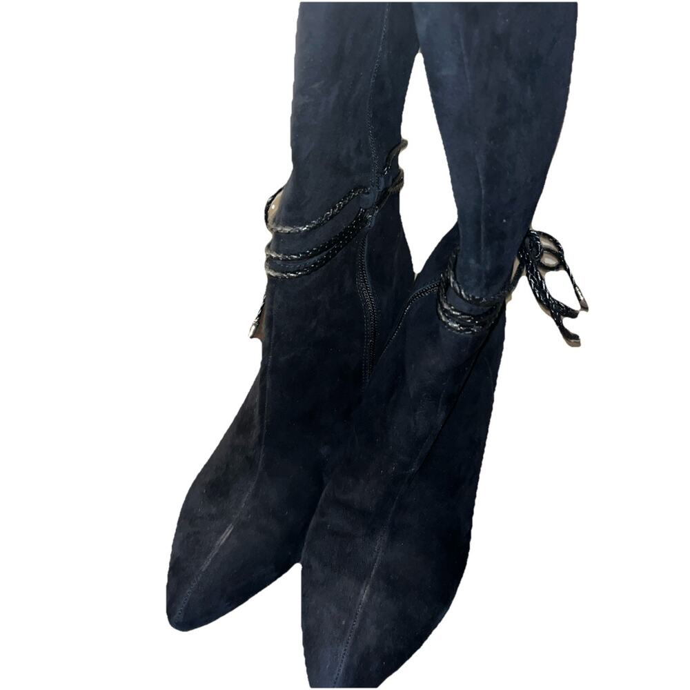 White House Black Market Terah Knee High Suede Boots size 9M - Picture 4 of 11